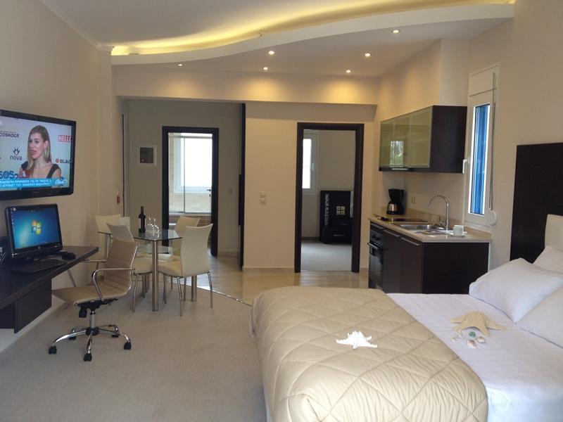 Pearl Bay Hotel Apartments Vrontádos Zewnętrze zdjęcie